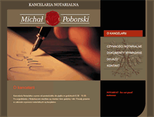 Tablet Screenshot of notariusz-poborski.pl